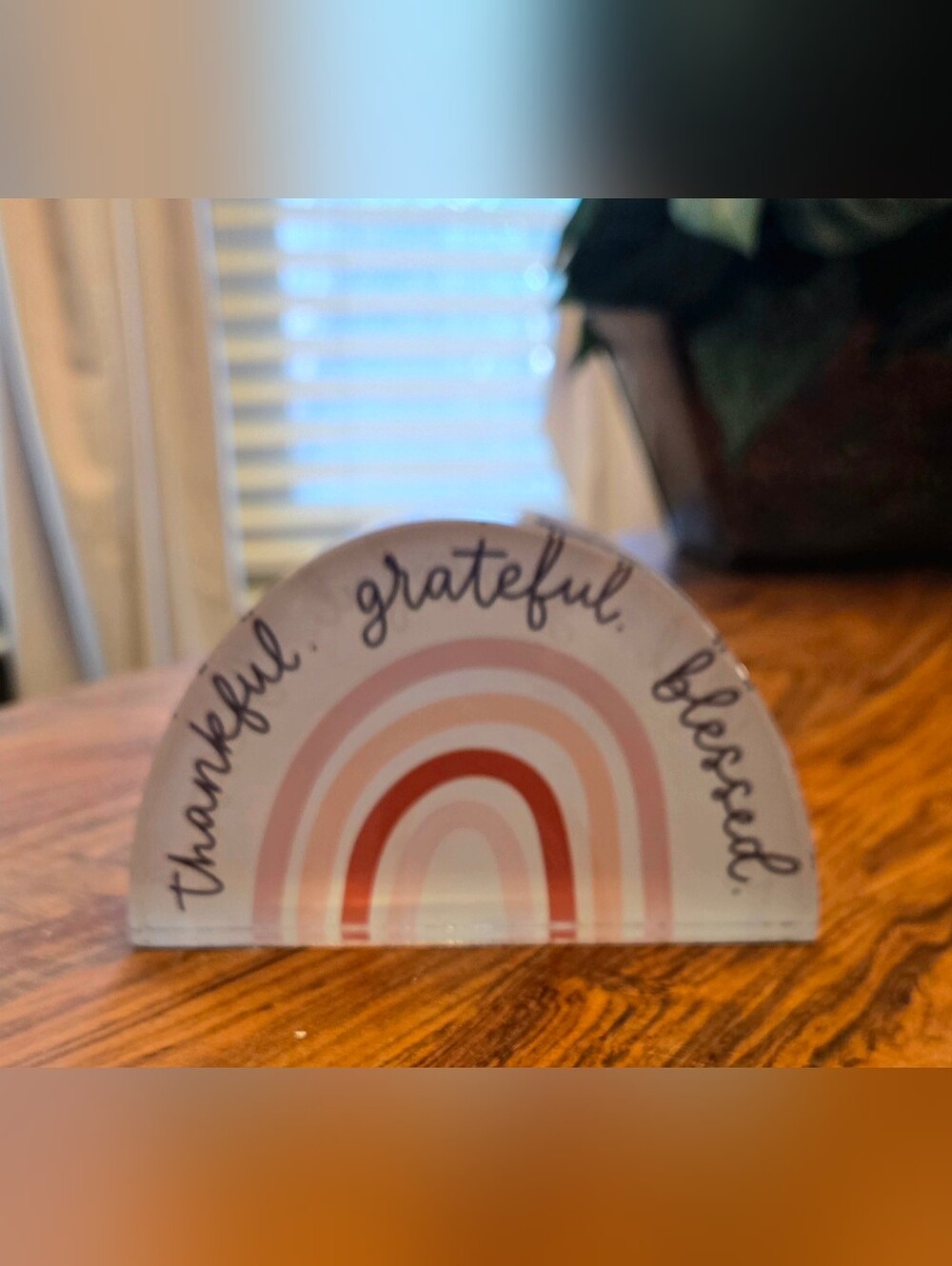Paper Weight - Thankful - Grateful - Blessed